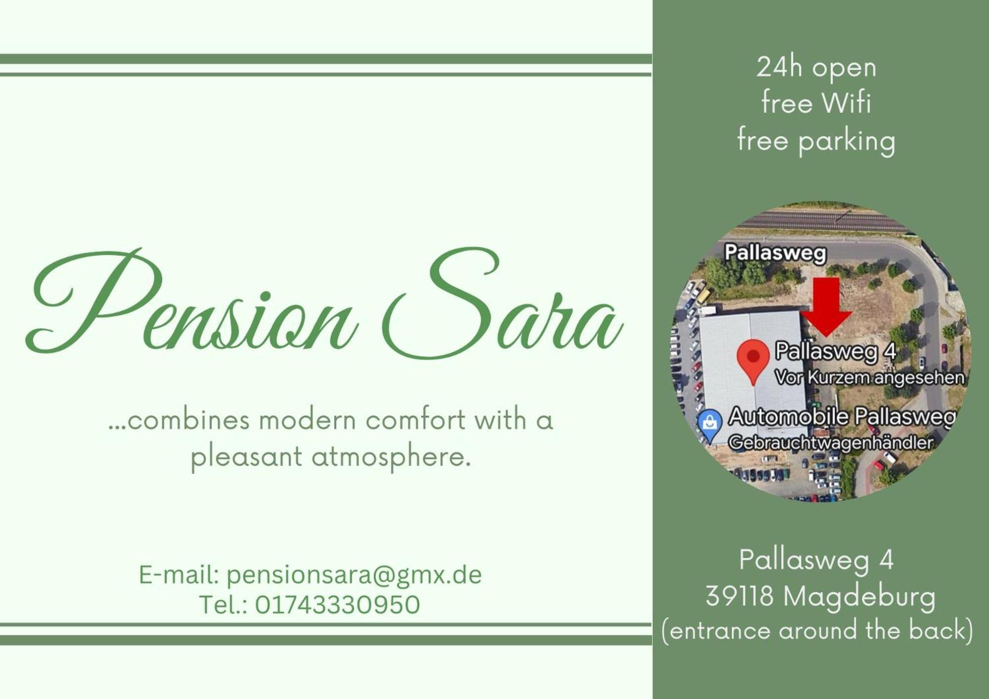 Pension Sara Hotel Magdeburg Exterior photo